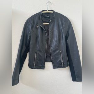 Express faux leather jacket
